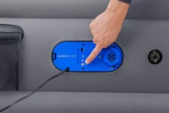 Discount Alwayzaire Tough Guard Air Mattress Queen 20 With Built-In Dual Pump And Antimicrobial Coating Indoor Air Mattresses