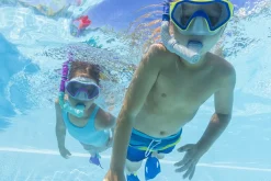 Best Sale ® Crusader Youth Snorkel Set With Fins, Pink Ages 7+ Swim Gear