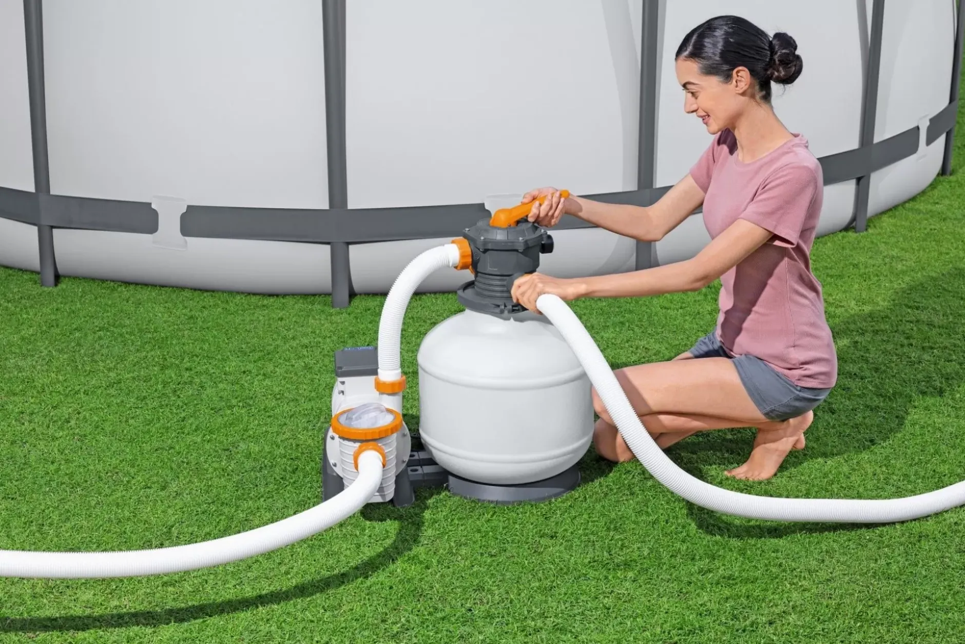 New Flowclear 3000 Gallon Sand Filter Above Ground Pool Pump Pool Accessories