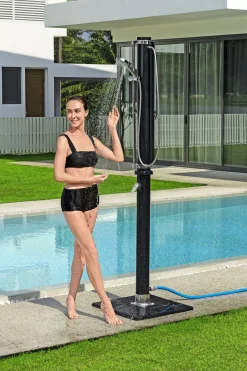 Fashion Flowclear Solarflow 5.2Gal Outdoor Shower, Black Pool Accessories