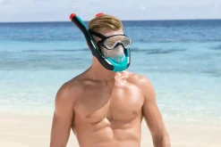 Shop Flowtech Multicolor Full-Face Snorkel Mask S/M Swim Gear