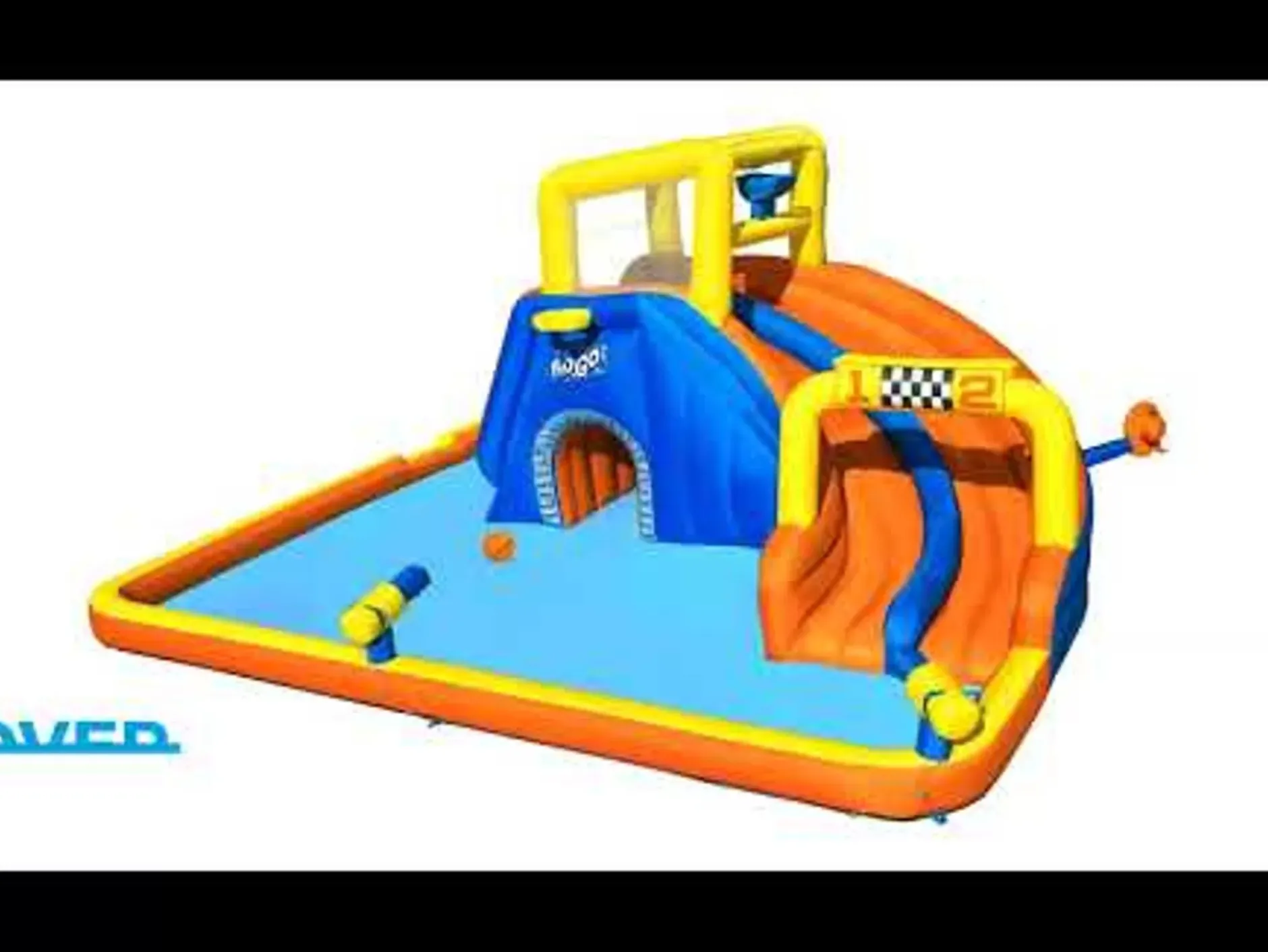 Hot H2Ogo! 18' Super Speedway Child Inflatable Water Park Mega Water Parks