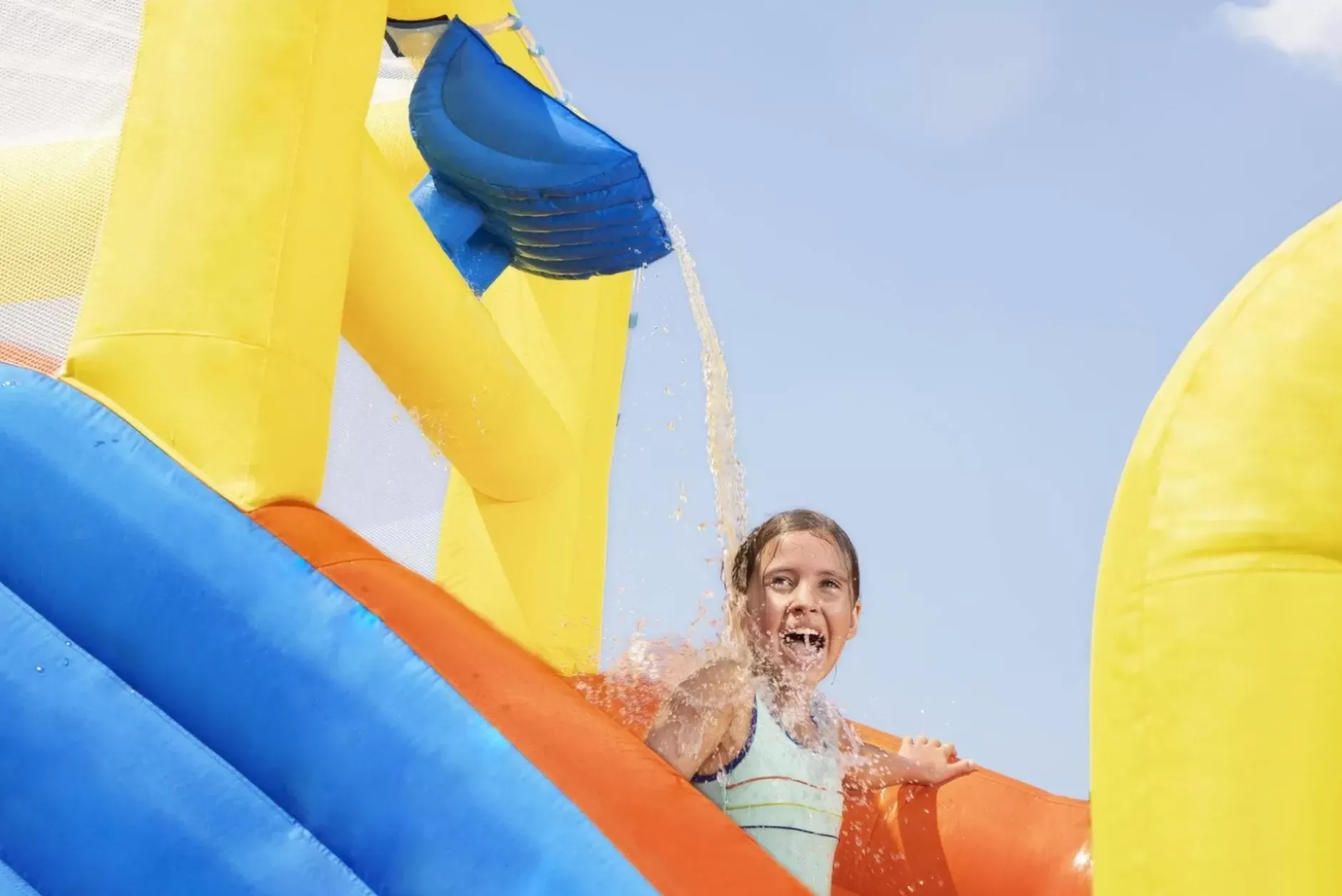 Hot H2Ogo! 18' Super Speedway Child Inflatable Water Park Mega Water Parks