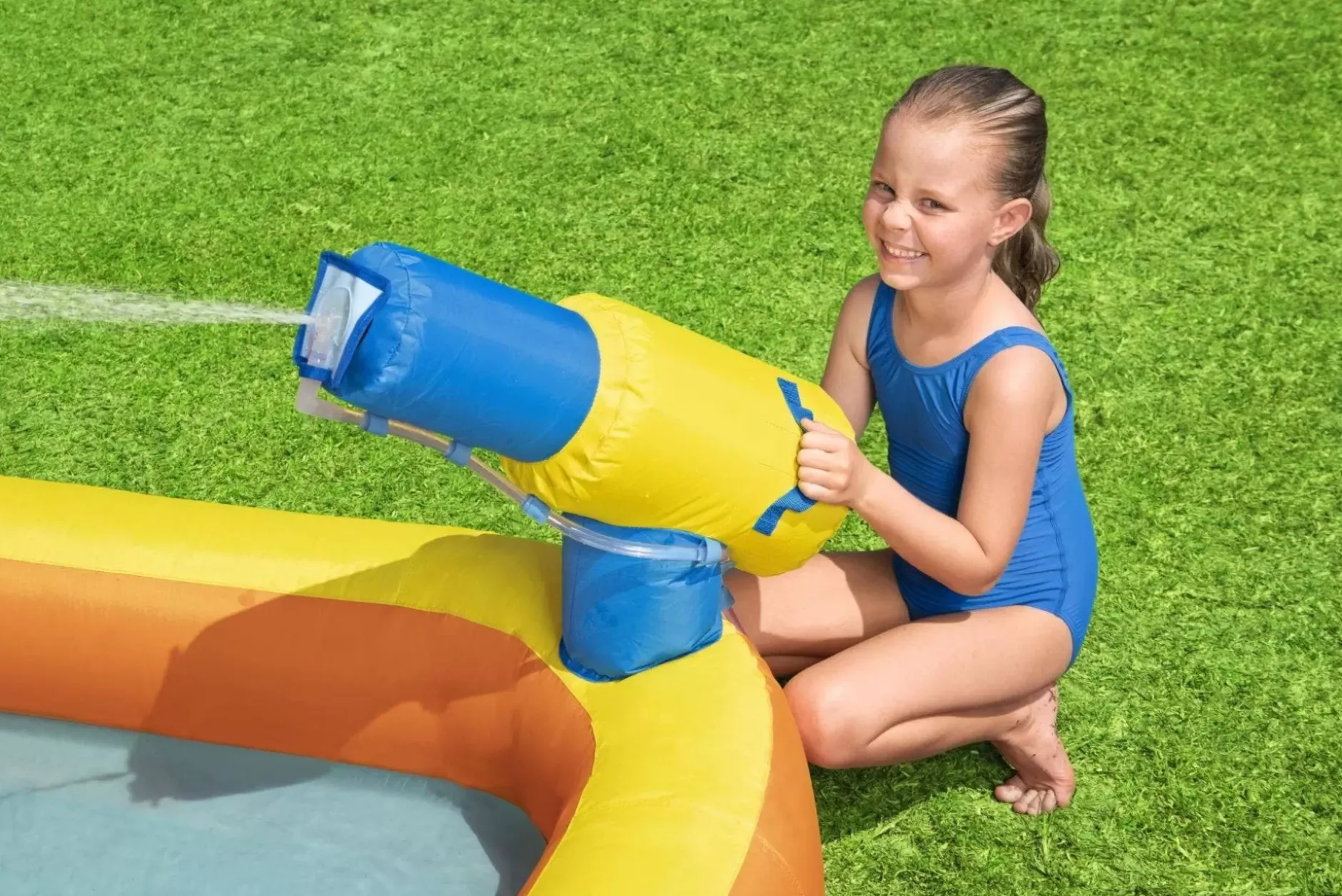 Hot H2Ogo! 18' Super Speedway Child Inflatable Water Park Mega Water Parks