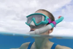 Store Spark Wave Teal Unisex Adult Snorkel Set With Fins, Ages 14+ Swim Gear