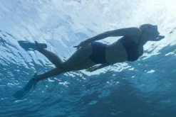 Store Spark Wave Teal Unisex Adult Snorkel Set With Fins, Ages 14+ Swim Gear