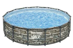 Hot Steel Pro Max 15' X 42 Above Ground Pool Set Steel Pro Max Pools
