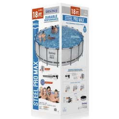Store Steel Pro Max 18' X 48 Above Ground Pool Set Steel Pro Max Pools