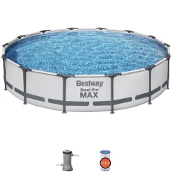 Cheap Steel Pro Max 14' X 33 Above Ground Pool Set Steel Pro Max Pools