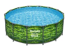 Fashion Steel Pro Max 14' X 48 Above Ground Pool Set Round Steel Pro Max Pools