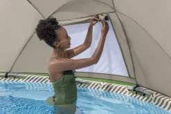 Shop Steel Pro Max 13' X 42 Round Above Ground Pool Set With Canopy Steel Pro Max Pools