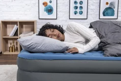 Best Sale Tough Guard Air Mattress Queen 18 With Built-In Ac Pump And Antimicrobial Coating Indoor Air Mattresses