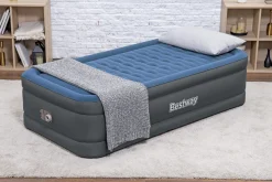 Shop Tough Guard Air Mattress Twin 18 With Built-In Ac Pump And Antimicrobial Coating Indoor Air Mattresses