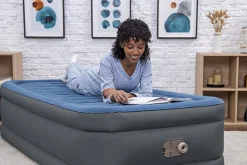 Shop Tough Guard Air Mattress Twin 18 With Built-In Ac Pump And Antimicrobial Coating Indoor Air Mattresses