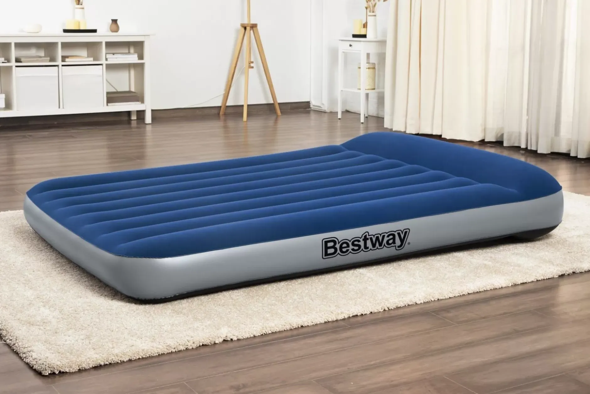 Best Tritech Air Mattress Full 12" With Built-In Ac Pump And Antimicrobial Coating Indoor Air Mattresses