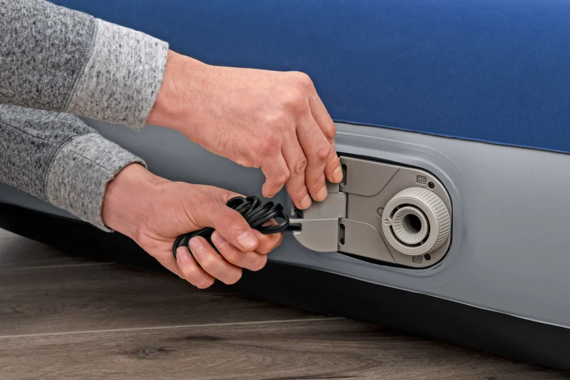 Best Tritech Air Mattress Full 12" With Built-In Ac Pump And Antimicrobial Coating Indoor Air Mattresses