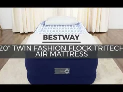 Outlet Tritech Fashion Flock Air Mattress Twin 20
