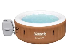 Best Sale Coleman Ponderosa Energysense Airjet Inflatable Hot Tub Spa 2-4 Person Energysense