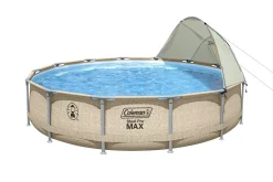Store Coleman Steel Pro Max 14' X 33 Round Metal Frame Above Ground Pool Set Steel Pro Max Pools