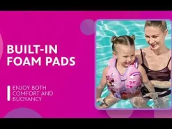 Outlet Disney Junior Minnie Mouse Pink Fabric Child Swim Vest, Small To Medium Swim Trainers