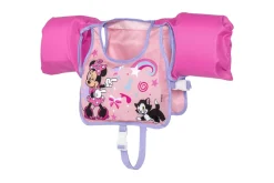 Fashion Disney Junior Minnie Mouse Pink Swim Training Vest With Armbands Swim Trainers