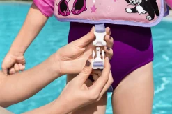 Fashion Disney Junior Minnie Mouse Pink Swim Training Vest With Armbands Swim Trainers