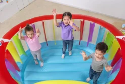 Sale Fisher-Price Bouncetopia Multi-Color Child Pvc Bouncer With Built-In Pump Bounce Houses