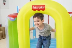 Sale Fisher-Price Bouncetopia Multi-Color Child Pvc Bouncer With Built-In Pump Bounce Houses