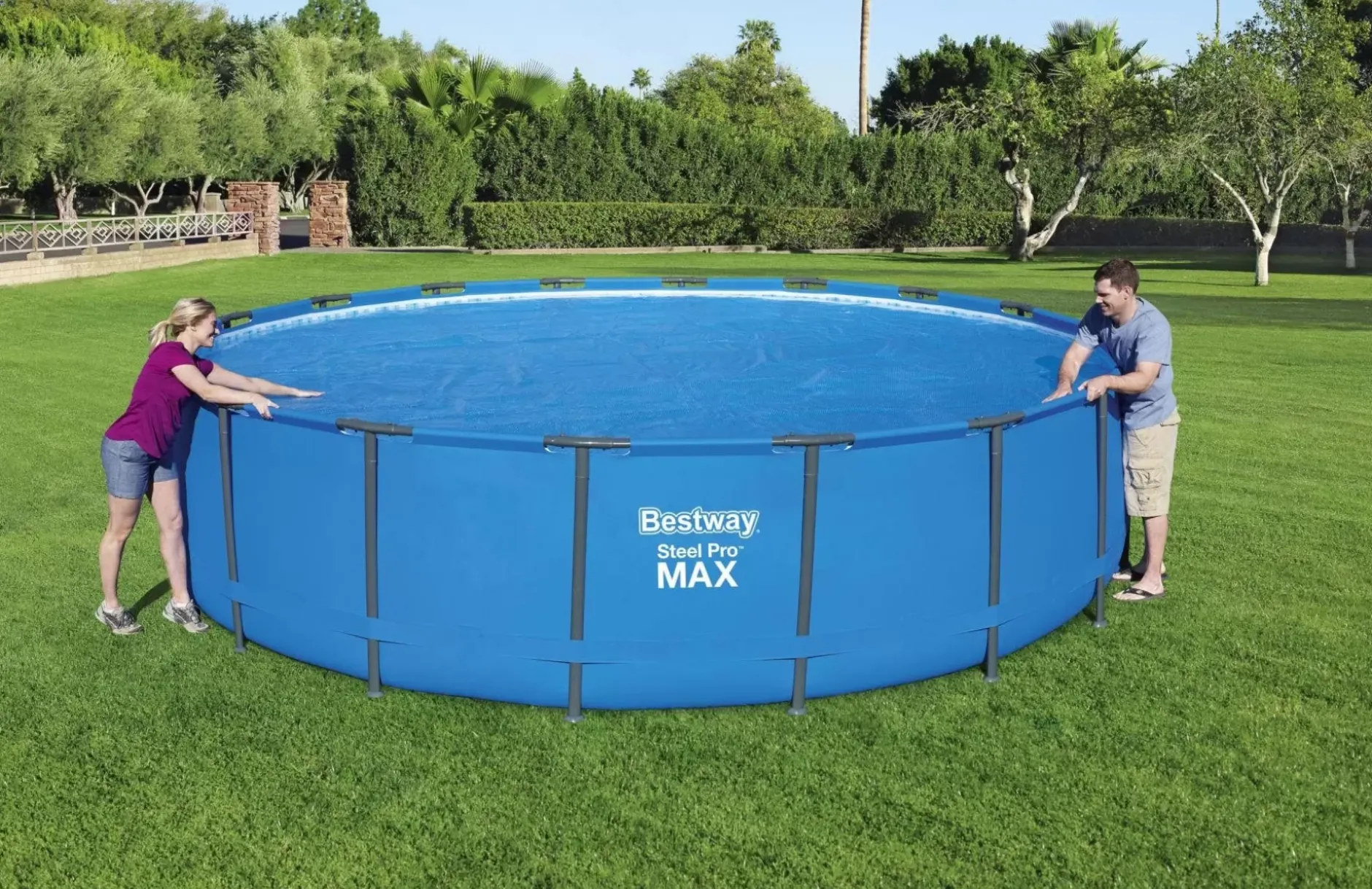 Fashion Flowclear 18' Solar Pool Cover Pool Accessories