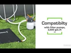 Best Flowclear 43'' X 67 Solar Powered Rectangular Pool Heating Pad For Above Ground Pools Pool Accessories