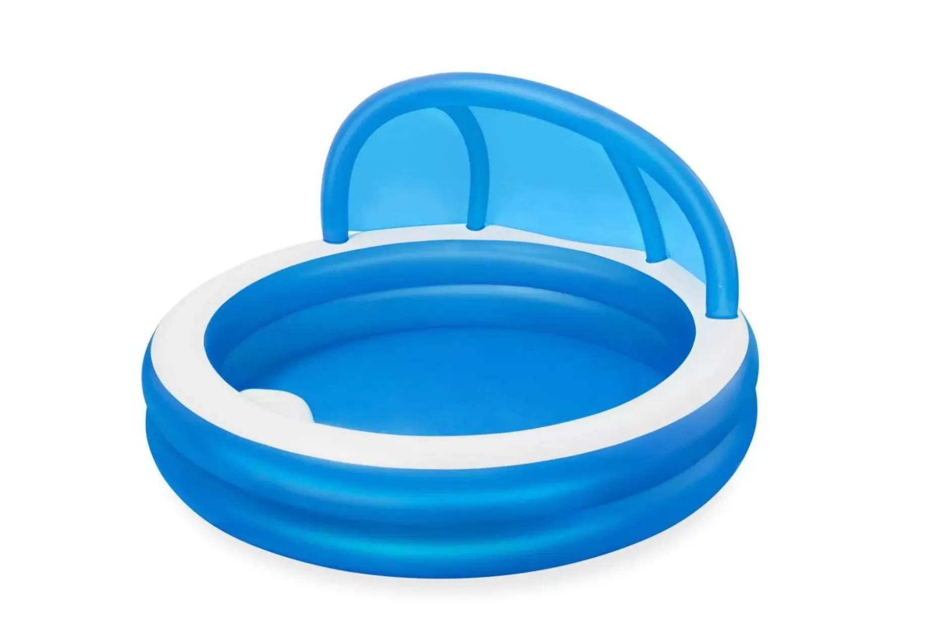 Clearance H2Ogo! 7'11 X 55 Summer Days Inflatable Round Kiddie Pool With Uv Careful Sunshade Kiddie Pools