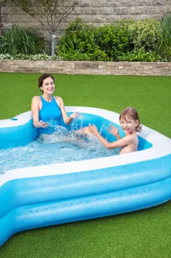 Hot H2Ogo! 10' X 9' X 18 Sunsational Inflatable Kiddie And Family Pool Family Pools