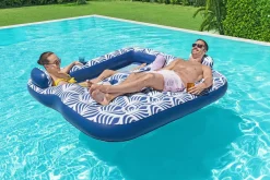 Fashion H2Ogo! Comfort Plush 2-Person Double Pool Lounge Float Pool Floats