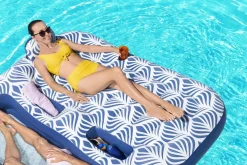 Fashion H2Ogo! Comfort Plush 2-Person Double Pool Lounge Float Pool Floats