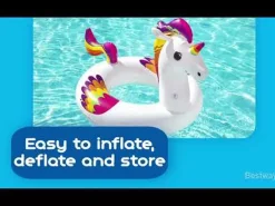 Hot H2Ogo! Fantasy Unicorn Swim Tube 47 X 36 Swim Tubes