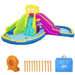 Cheap H2Ogo! Funfinity Splash Kids Inflatable Water Park 19' Mega Water Parks