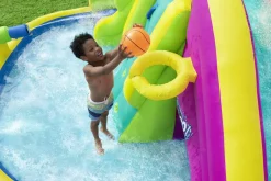 Cheap H2Ogo! Funfinity Splash Kids Inflatable Water Park 19' Mega Water Parks