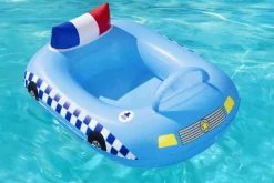 New H2Ogo! Funspeakers Police Car Baby Boat Float Pool Floats