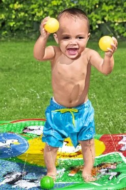 Best H2Ogo! Lil' Barnyard Babies Toddler Multicolor Sprinkler Splash Pad 65 In. X 44 In. Sprinklers