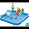 Cheap H2Ogo! Little Astronaut Square Inflatable Kiddie Pool Play Center With Slide Kiddie Pools