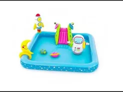 Cheap H2Ogo! Little Astronaut Square Inflatable Kiddie Pool Play Center With Slide Kiddie Pools