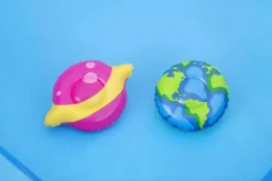 Cheap H2Ogo! Little Astronaut Square Inflatable Kiddie Pool Play Center With Slide Kiddie Pools