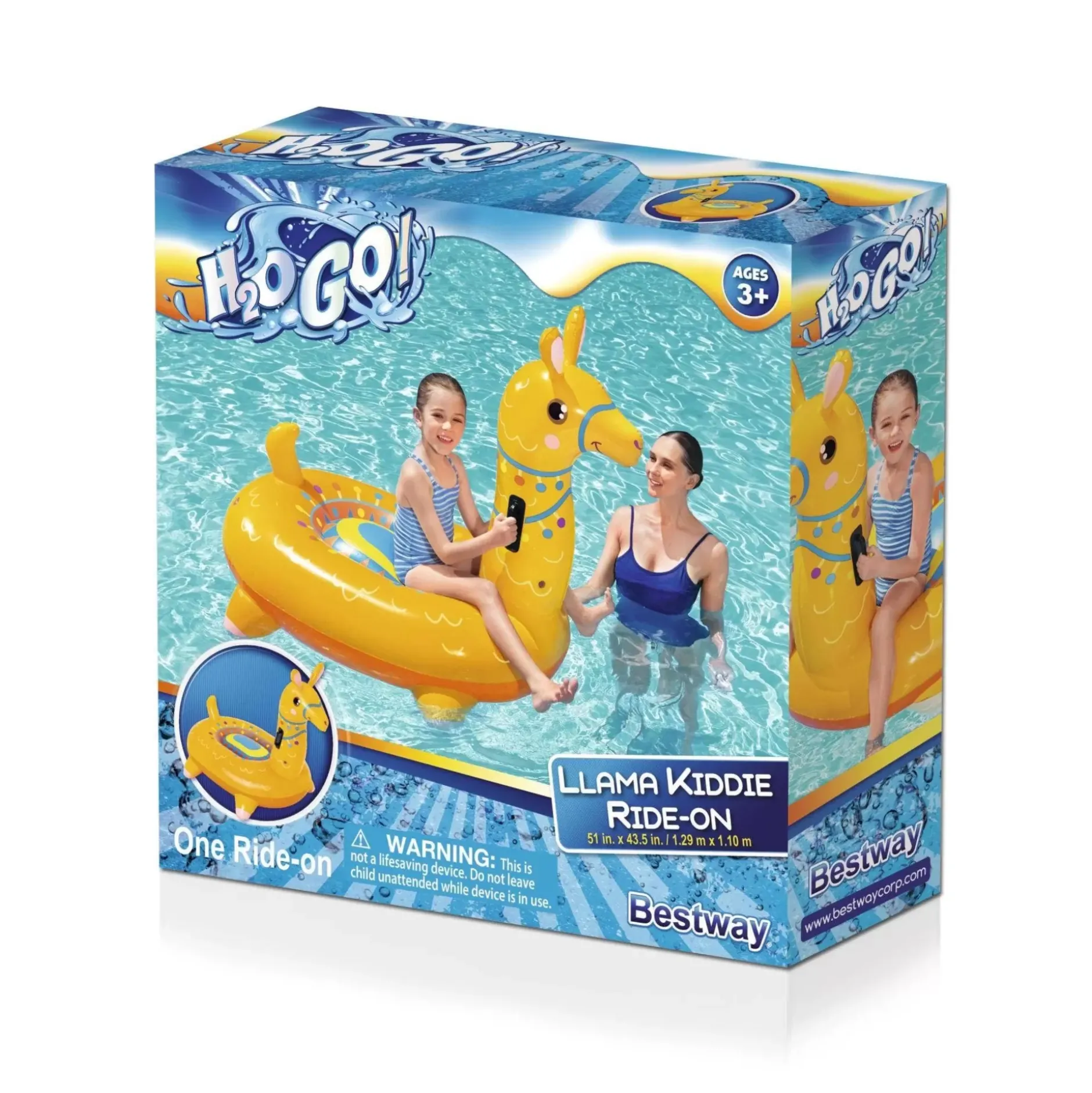 Cheap H2Ogo! Llama Kiddie Ride-On Pool Float Pool Floats