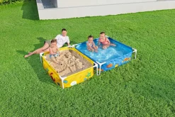 Sale H2Ogo! My First Frame Above Ground Pool And Sandpit Combo Kiddie Pools