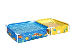 Sale H2Ogo! My First Frame Above Ground Pool And Sandpit Combo Kiddie Pools