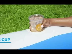 Sale H2Ogo! Splashview 8' Inflatable Kiddie Pool With See-Through Window Family Pools