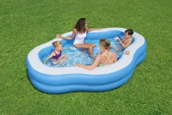 Sale H2Ogo! Splashview 8' Inflatable Kiddie Pool With See-Through Window Family Pools