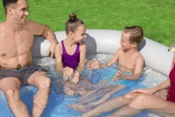 Flash Sale H2Ogo! Truprint Stone 7'X 6'9 X 21 Soft Sided Inflatable Family Kiddie Pool Kiddie Pools