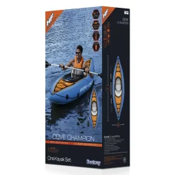 Online Hydro-Force Cove Champion Inflatable Kayak Set Kayaks