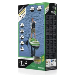 Online Hydro-Force Freesoul Tech Inflatable Convertible Stand-Up Paddleboard And Kayak Set 11'2